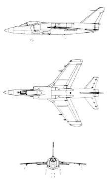 3-Seiten-Riss der F11F-1