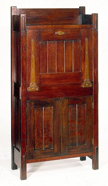 File:Gustav Stickley. Dropfront Desk, ca. 1903..jpg