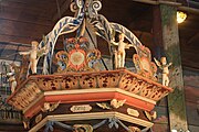 English: Pulpit in Habo church