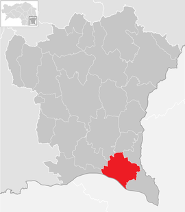 Poloha obce Halbenrain v okrese Südoststeiermark (klikacia mapa)