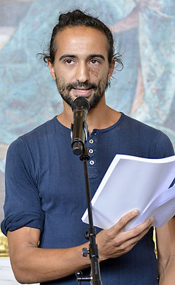 Hamadi Khemiri under Dramatens höstsamling 2014.