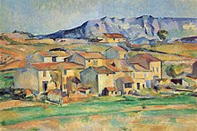 Paul Cézanne: Montagne Sainte-Victoire, von der Umgebung bei Gardanne aus gesehen, National Gallery of Art, Washington (D.C.), 1886–90