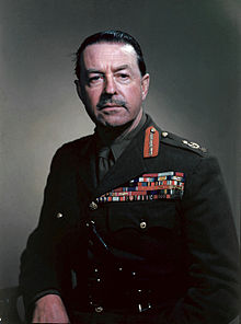 General Sir Harold Alexander was promoted to field marshal in the British Army when he was made Supreme Allied Commander Mediterranean during World War II Harold Alexander E010750678-v8.jpg