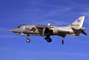Hawker XV-6A v roce 1968 (NASA).