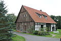 Half-timbered barn