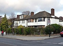 Pre-war houses in the London borough of Lambeth, with Crittall windows Houses, Leigham Court Road - geograph.org.uk - 1617972.jpg