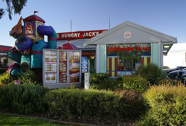 A Hungry Jack's restaurant in Wagga Wagga, New South Wales