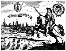 Gustav II. Adolf vor den Mauern Augsburgs im Jahre 1632