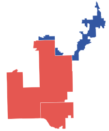 Illinois 1st Congressional District Results 2022.svg