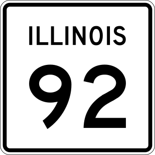 <span class="mw-page-title-main">Illinois Route 92</span> Highway in Illinois