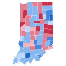 Indiana Başkanlık Seçim Sonuçları 1876.svg