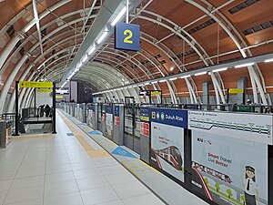 Interior of Dukuh Atas Jabodebek LRT Station.jpg
