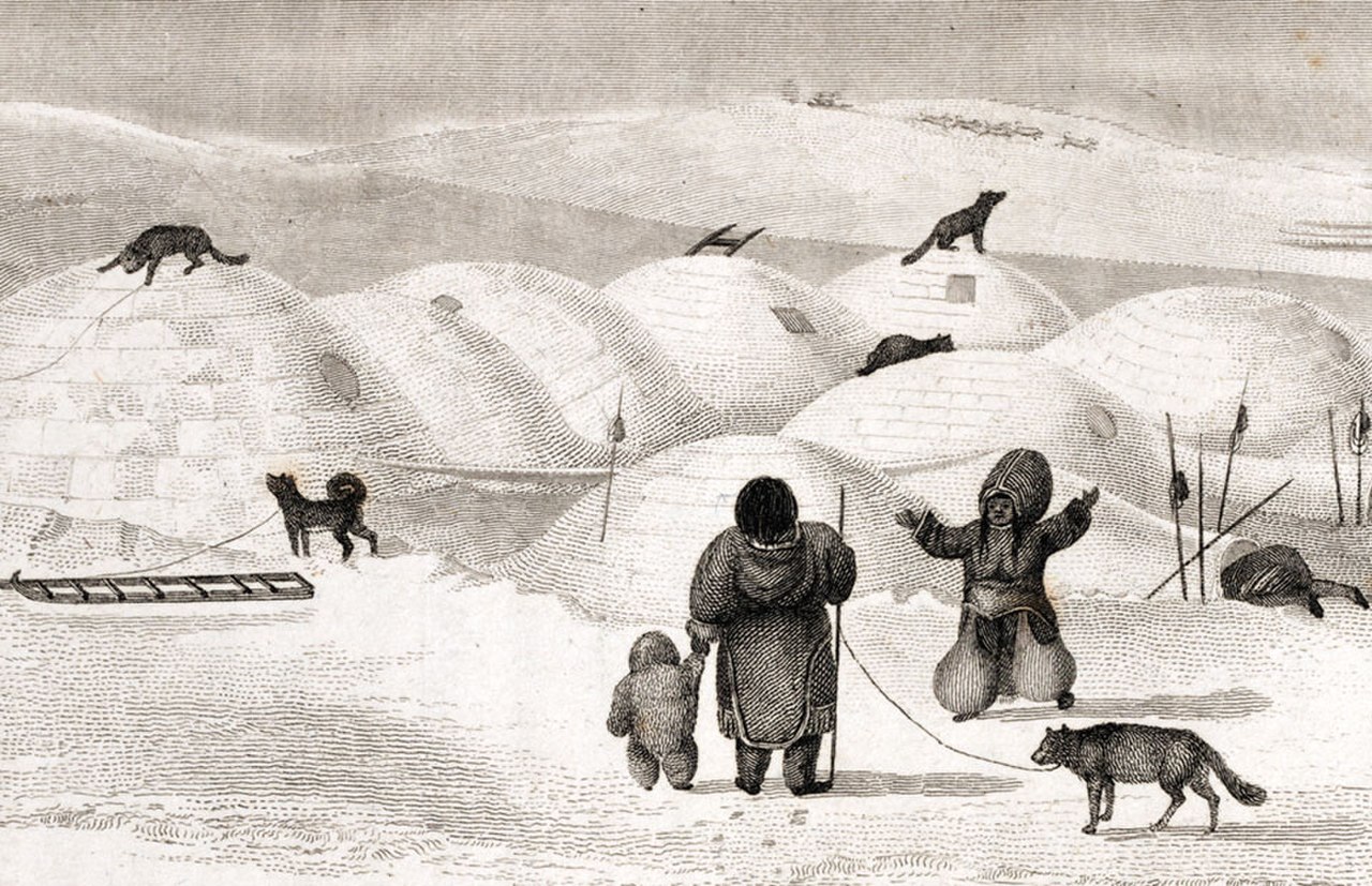 Житель иглу. Иглу жилище эскимосов. Картина Эскимосы на Аляске. Эскимосы Северной Америки иглу. Иглу жилище эскимосов в России.