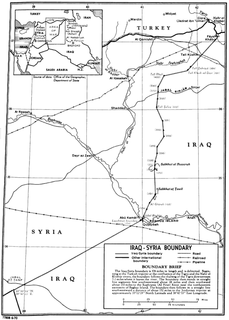 <span class="mw-page-title-main">Iraq–Syria border</span> International border