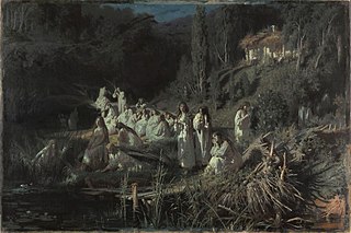 <span class="mw-page-title-main">Rusalka</span> Character in Slavic folklore