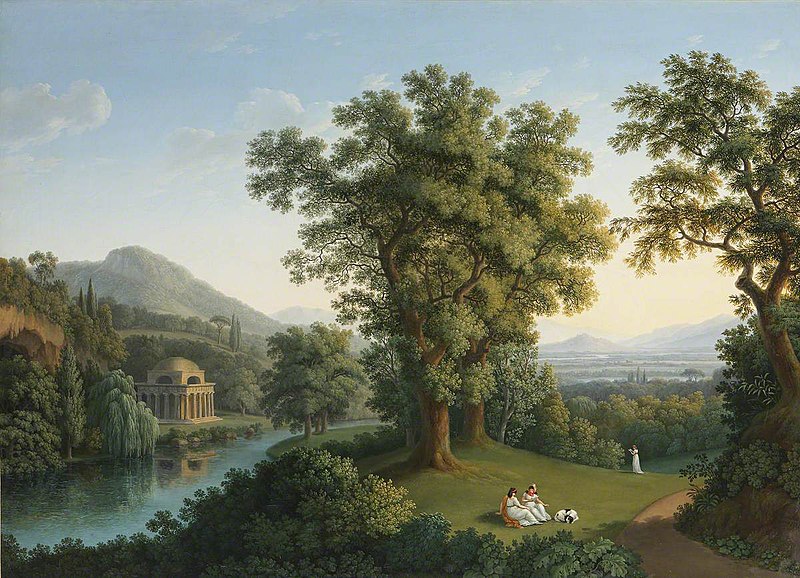File:Jacob Philipp Hackert (1737-1807) - River Landscape with Elements of the English Garden at Caserta - 608950 - National Trust.jpg
