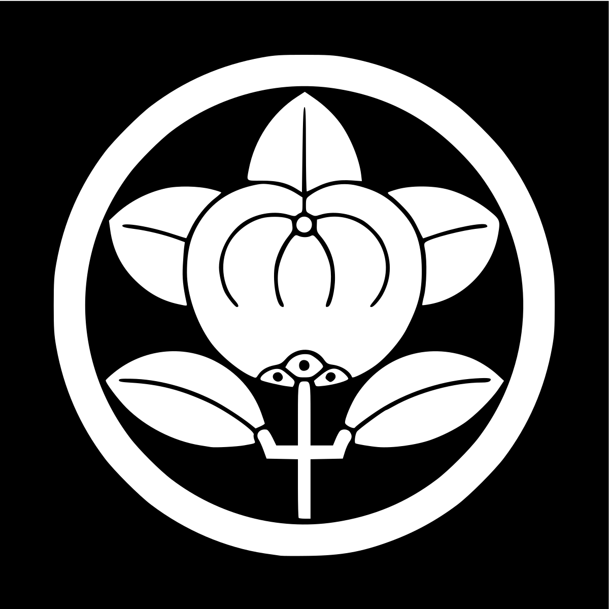 File Japanese Crest Hikone Tachibana Svg 维基百科 自由的百科全书