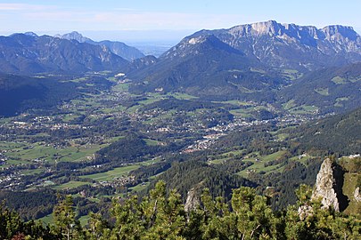 Berchtesgaden und Talkessel in den Bergen