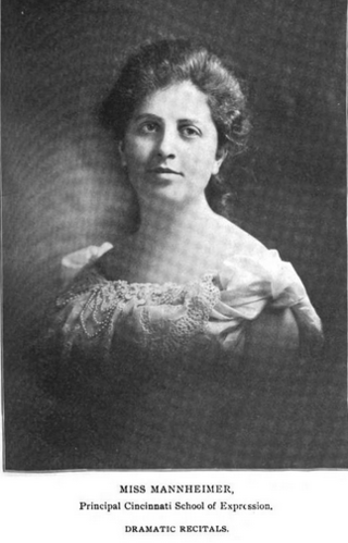 <span class="mw-page-title-main">Jennie Mannheimer</span> American elocutionist, acting coach, and teacher of speech and drama