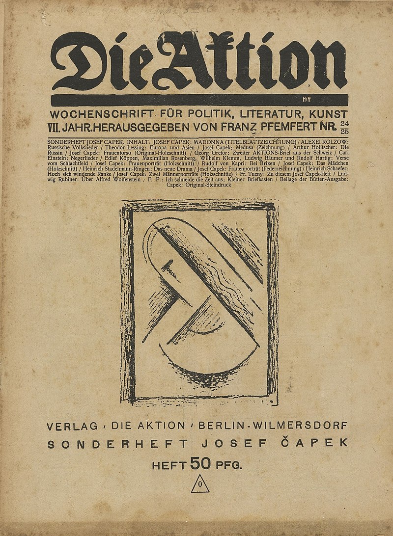 Josef Čapek - Madonna, Die Aktion 1917.jpg