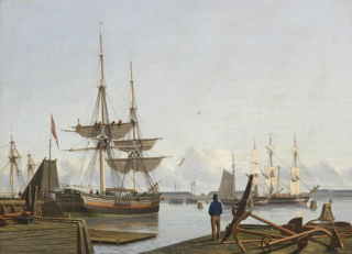View of the port of Copenhagen