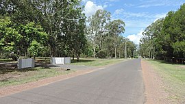 Junction Road looking east from the intersection with Fifth Avenue, Barellan Point, 2021.jpg
