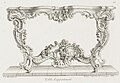Kujundus laua jaoks. Juste-Aurele Meissonier, umbes 1730