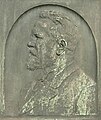 Bronzerelief (1907) für den Sportpionier F. A. Schmidt (1852 – 1929)