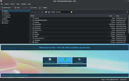 Schermata di K3b 21.12.0