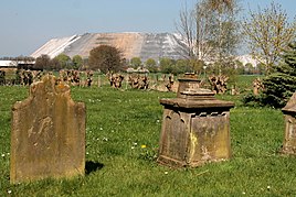 Vista del mucchio di potassio