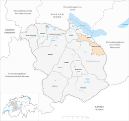 Aeschi bei Spiez - Carte