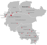 Karte Schnaittenbach Neuersdorf