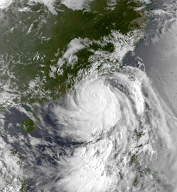 8月30日的中度颱風肯特