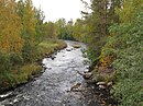 The river Keskijoki in Puolanka, Finland.