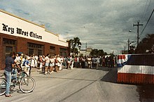 Old offices of the Key West Citizen on Greene Street in November 1987 Key West Citizen, Greene Street, Key West Florida -.jpg