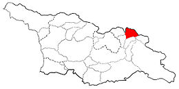 Khevsureti – Localizzazione