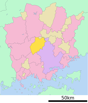 Kibichuo in Okayama Prefecture Ja.svg