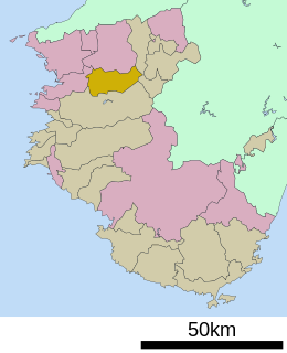 紀美野町位置図