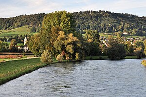 Gubrist mit Kloster Fahr und Limmat