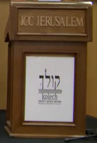 <span class="mw-page-title-main">Kolech</span> Orthodox feminist organization in Israel