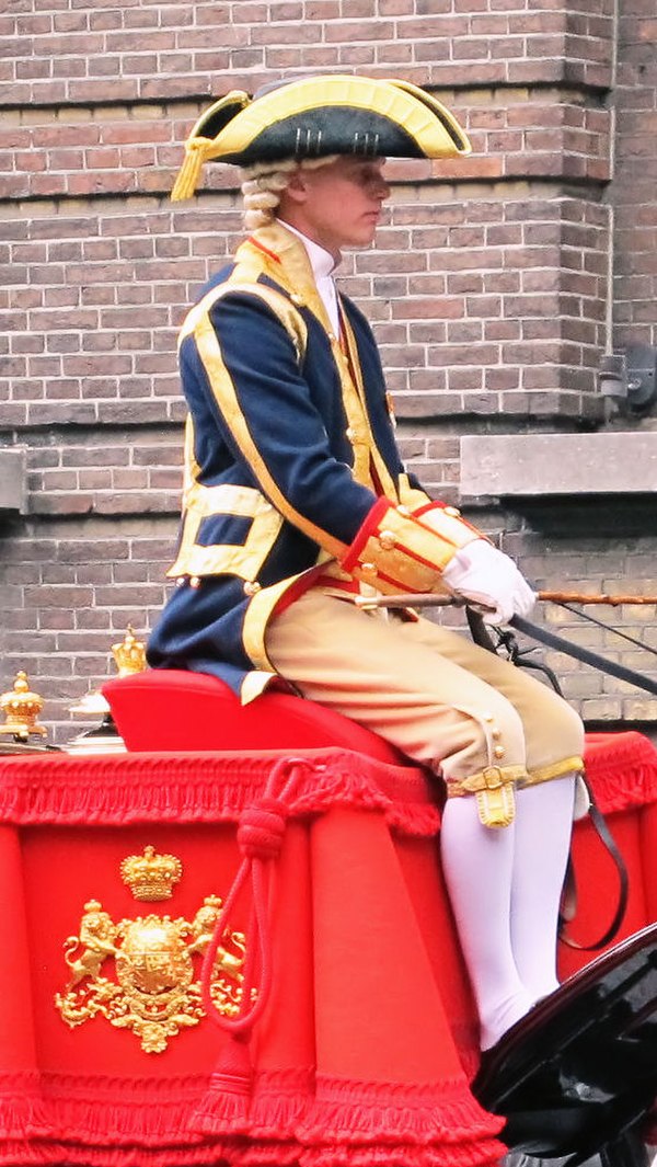 Ceremonial at court during Prinsjesdag