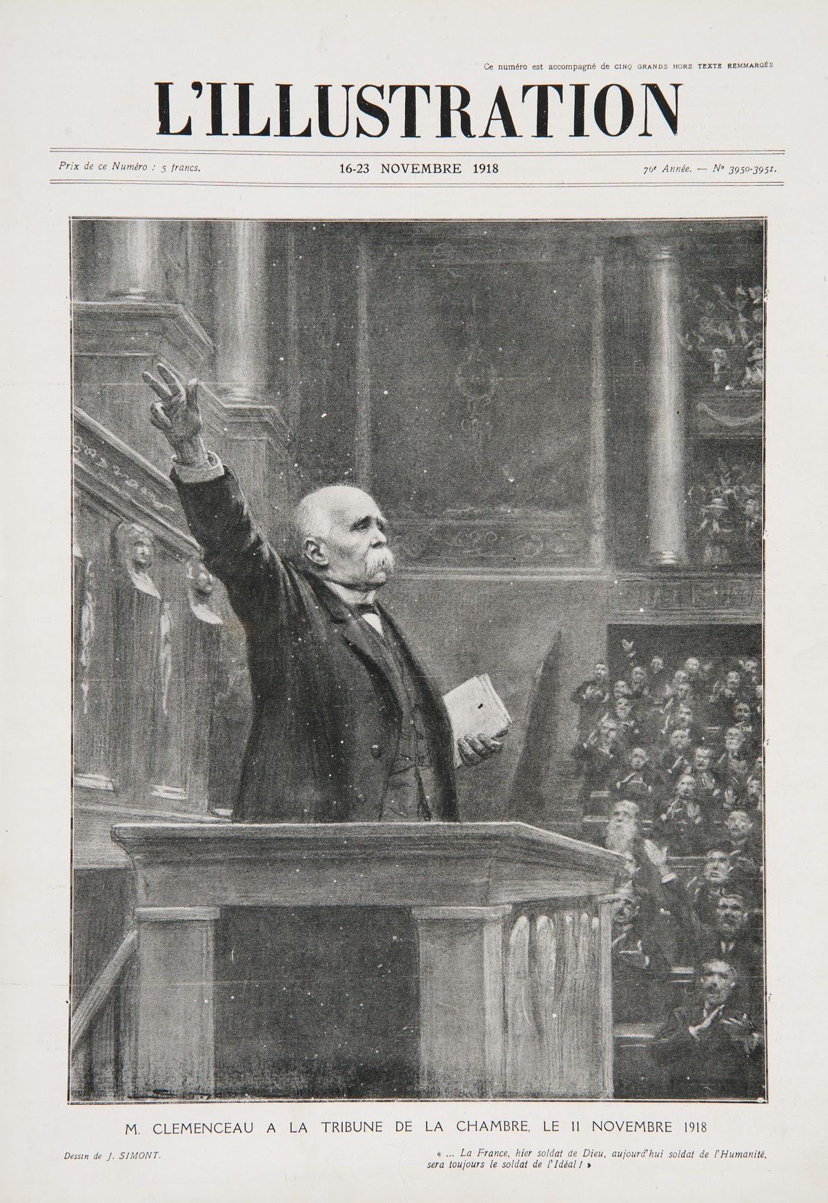 Fichier:L'Illustration - Clemenceau à la tribune le 11 novembre 1918.jpg — Wikipédia