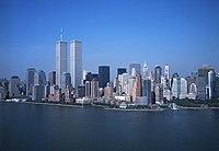 LOC Lower Manhattan New York City World Trade Center August 2001.jpg