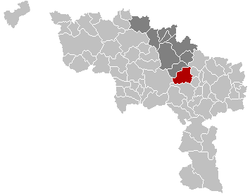 La Louvière Hainaut Belgium Map.png
