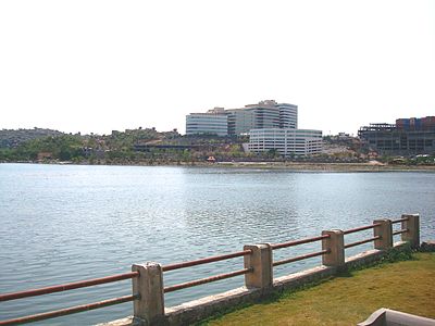 Lake Durgam, located close to the Hitec city