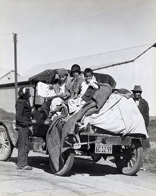 Migrant workers in California, 1935