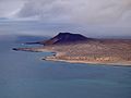 La Graciosa von Lanzarote aus gesehen.