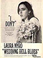 Promotional poster for Nyro's 1966 single release Laura Nyro 1966.jpg