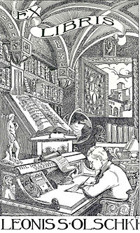 Leo Olschki publisher ex libris.jpg