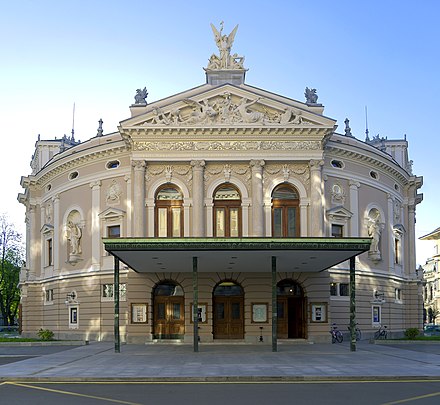 The front of the Opera and Ballet Theatre